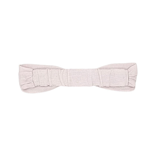 Bandeau bébé rose pâle à nœud Tartine et Chocolat, vue de dos, fille 6-12 mois