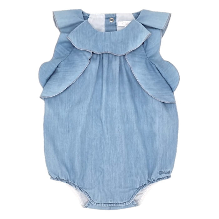 Barboteuse Infantile bébé filles manches longues volants Body imprimé Barboteuse Infantile bébé filles manches longues volants Body imprimé