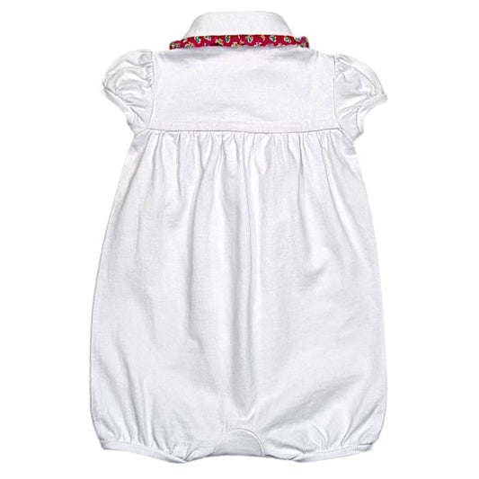 Barboteuse blanche Ralph Lauren bébé fille 6 mois