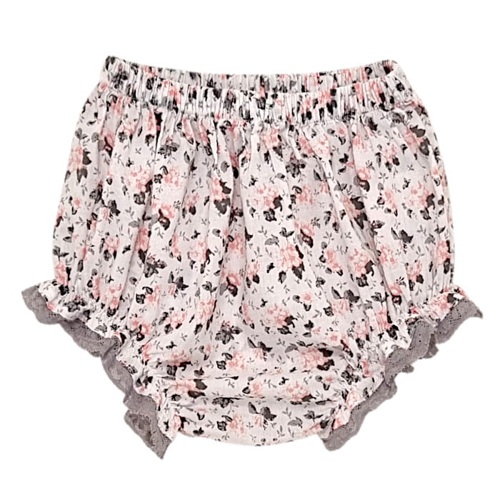 Bloomer bébé fille multicolore motif floral, taille 6 mois, marque Lili Gaufrette - seconde main premium