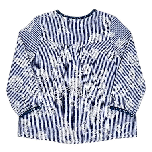 Blouse bleue IKKS bébé fille 18 mois