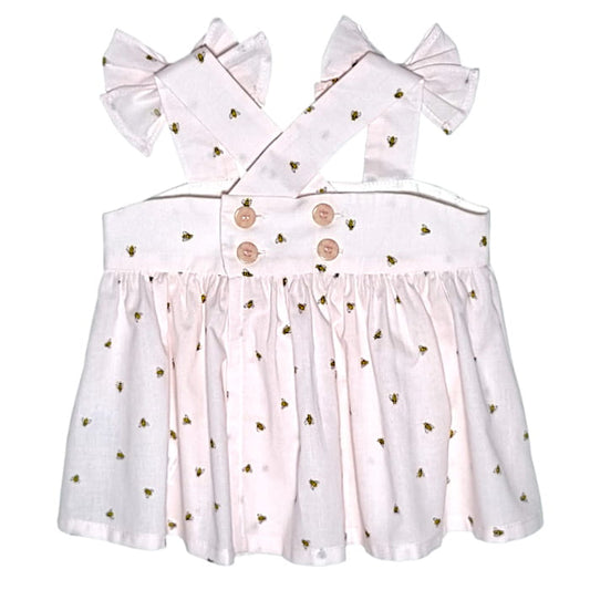 Blouse rose bébé fille Il Gufo 6 mois