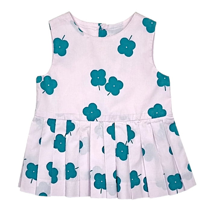 Blouse bébé fille rose sans manches, taille 18 mois, marque Jacadi - seconde main haut de gamme