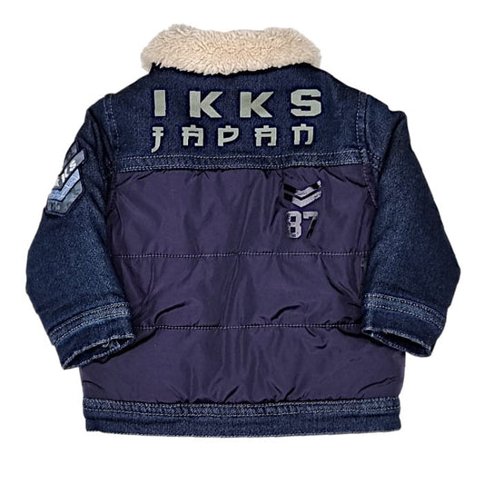 Blouson bleu bébé garçon IKKS 6 mois
