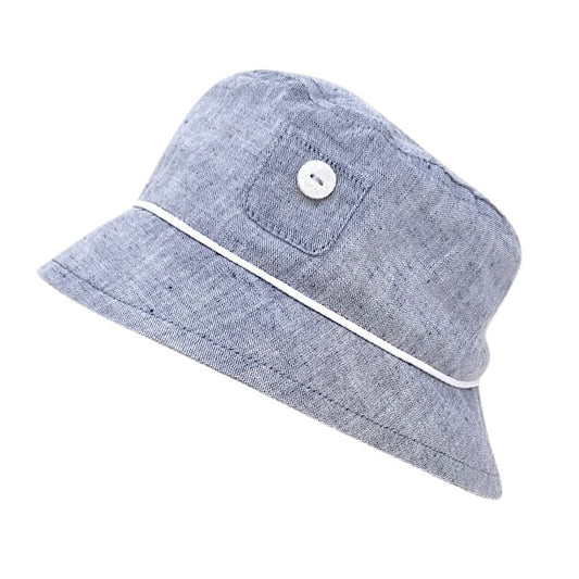 Bob bébé garçon bleu chiné, taille 6 mois, marque Tartine et Chocolat - seconde main haut de gamme