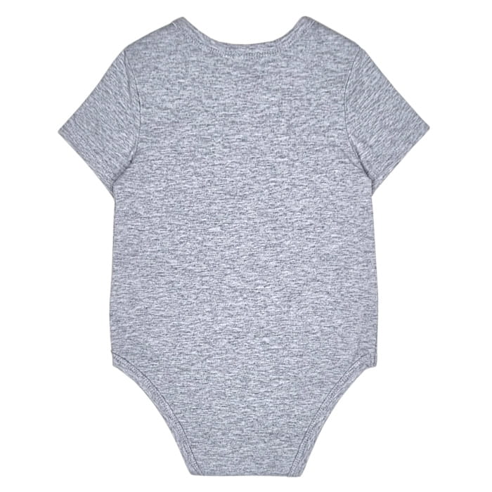 Body bébé garçon gris à manches courtes, taille 12 mois, marque Guess - seconde main premium