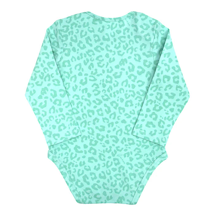 Body bébé fille Guess 3-6 mois, vert, avec des boutons-pression à l'entrejambe