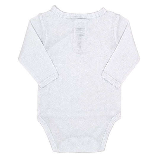 Body bébé blanc croisé Jacadi, vue de dos, mixte 3 mois