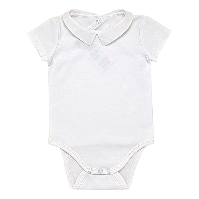 Body manches courtes bébé mixte blanc, taille 6 mois, marque Jacadi - seconde main haut de gamme