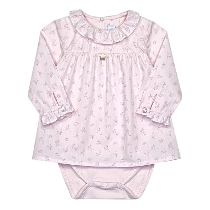 Body blouse bébé fille rose, taille 6 mois, marque Tartine et Chocolat - seconde main haut de gamme