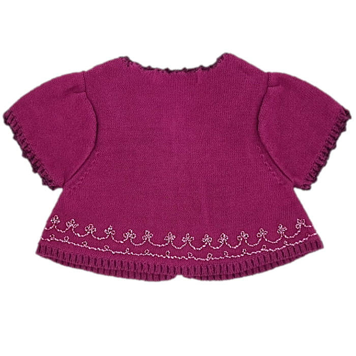 Boléro violine Kenzo bébé fille 18 mois