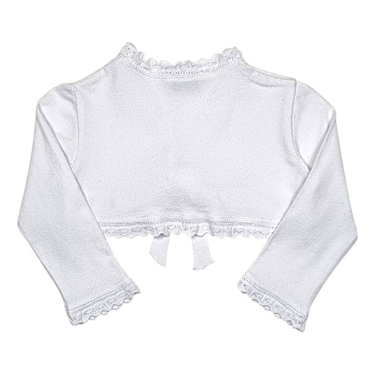 Boléro blanc Monnalisa bébé fille 18 mois