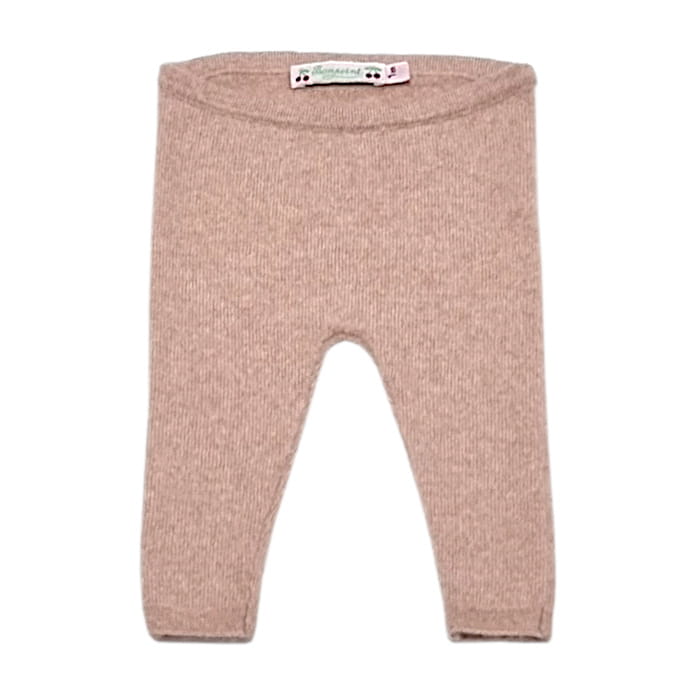 Caleçon Bonpoint bébé fille 1 mois d'occasion beige rosé en tricot