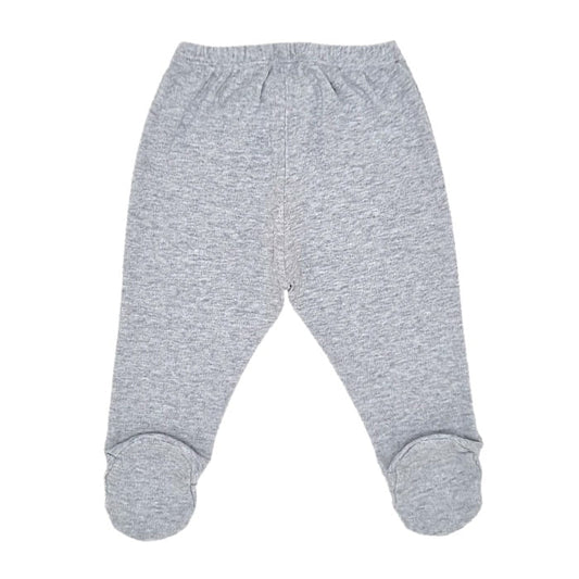Caleçon à pieds gris chiné, Jacadi, mixte 12 mois, vue de dos, vêtement bébé tendance