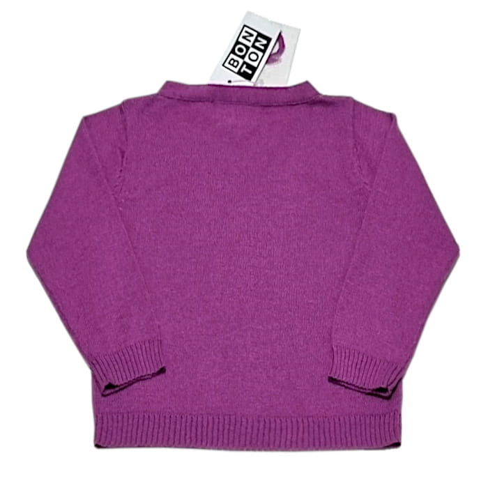Cardigan violet Bonton bébé fille 6 mois