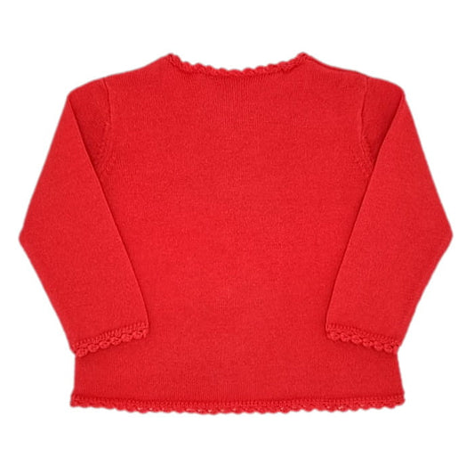 Cardigan corail Tartine et Chocolat bébé fille 3 mois