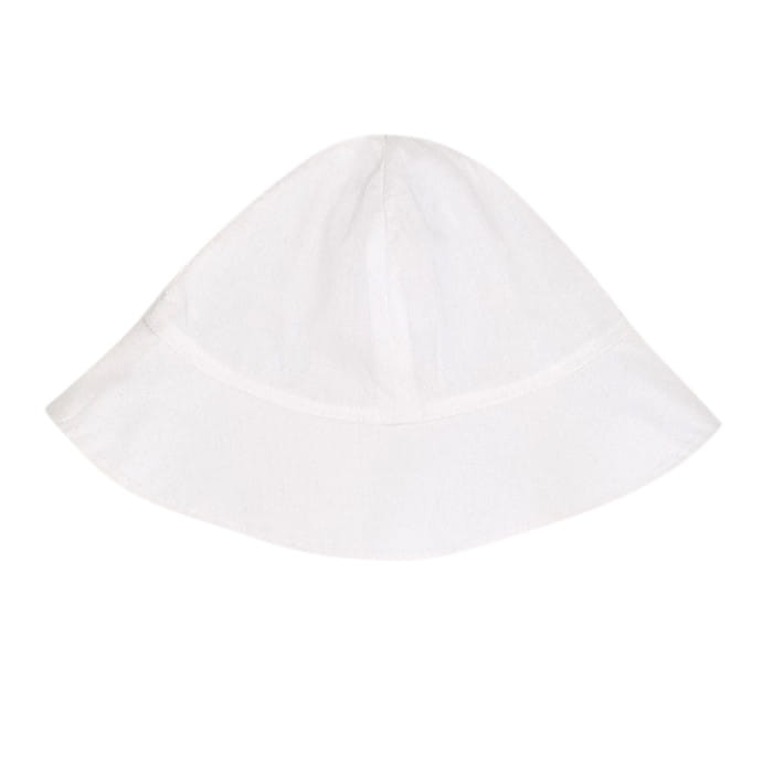 Chapeau blanc Chloé bébé fille 3 mois