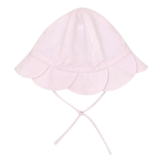 Chapeau rose coton, marque Jacadi, 18 mois, vue de dos, accessoire bébé fille, seconde main en parfait état à petit prix