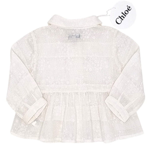 Chemise CHLOÉ écrue bébé fille 6 mois
