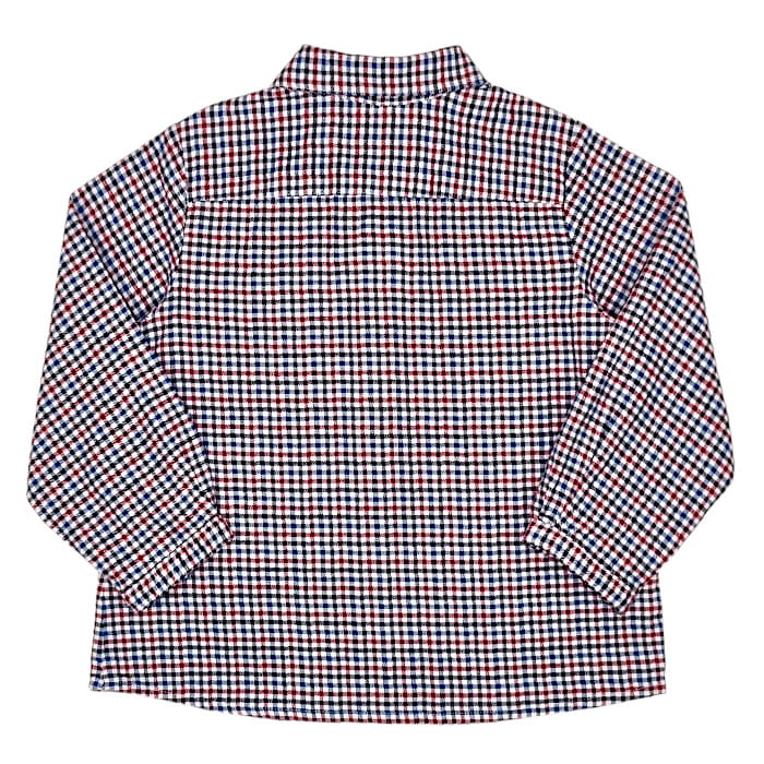 Chemise bébé garçon en vichy multicolore, taille 18 mois, marque Bonpoint - seconde main haut de gamme