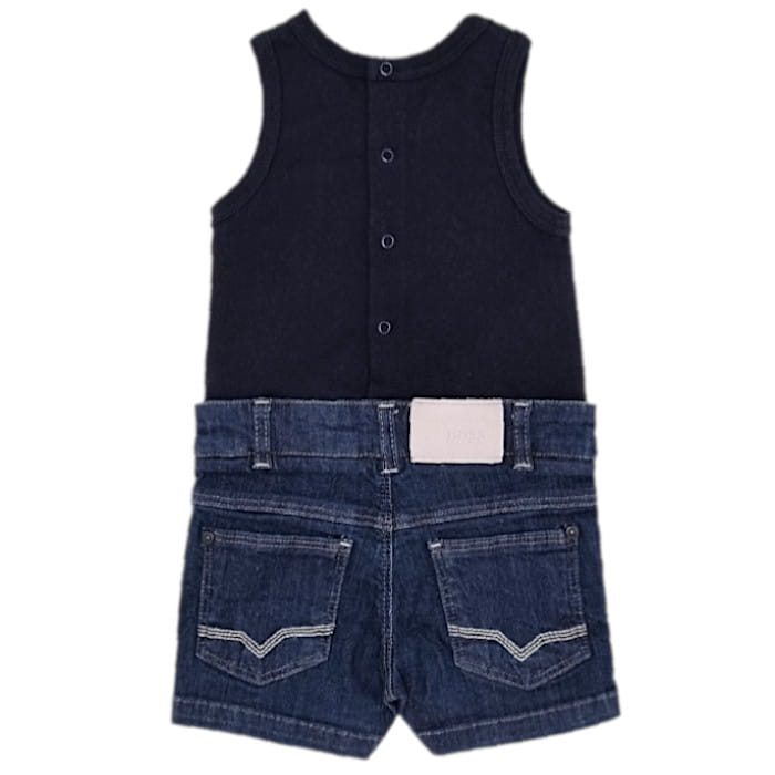 Combi-short bleu Hugo Boss bébé garçon 3 mois