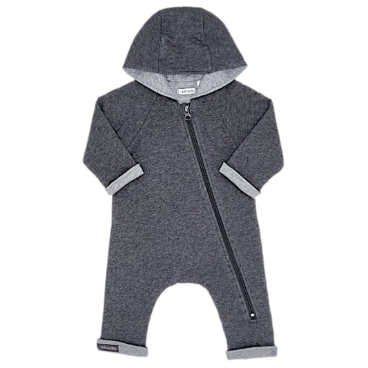 Combinaison IKKS bébé 6 mois d'occasion gris à capuche