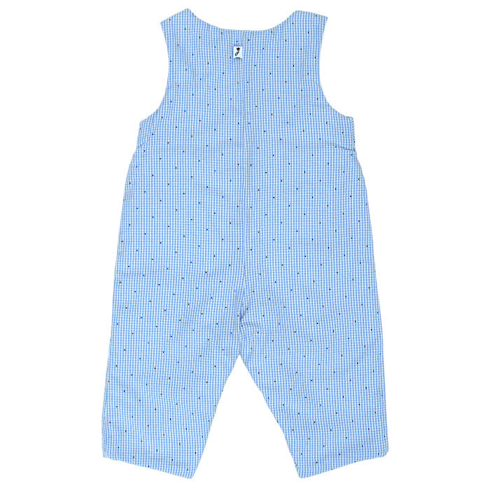 Combinaison bébé garçon Jacadi 3 mois, bleu/blanc, pressions à l'entrejambe