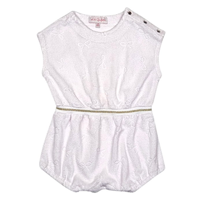 Combinaison bébé rose 18 mois éponge - Vêtement fille de marque Lili Gaufrette seconde main