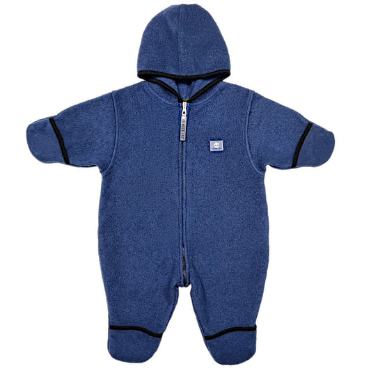 Combinaison bébé garçon en polaire bleu marine, taille 6 mois, marque Timberland - seconde main premium