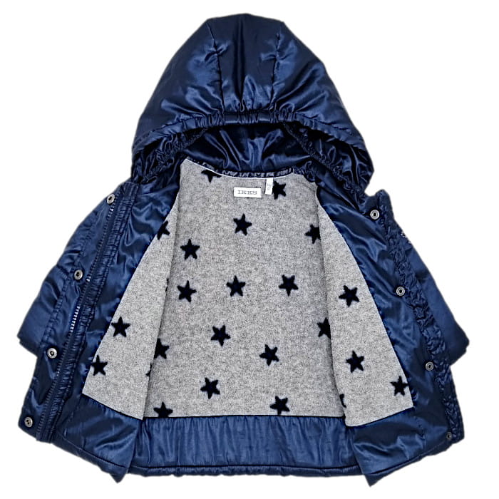 Doudoune bleu bébé fille IKKS 6 mois