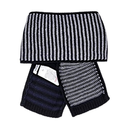 Echarpe marine rayée, IKKS, pour garçon 12-18 mois, vue de dos, accessoire bébé de seconde main