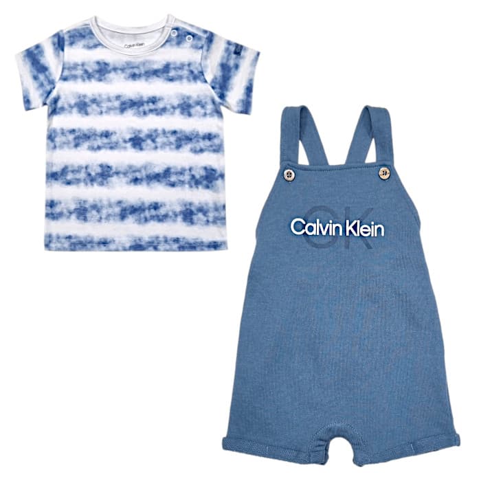 Ensemble bleu Calvin Klein occasion Bebe Garcon 6 9 mois Chou de Chic