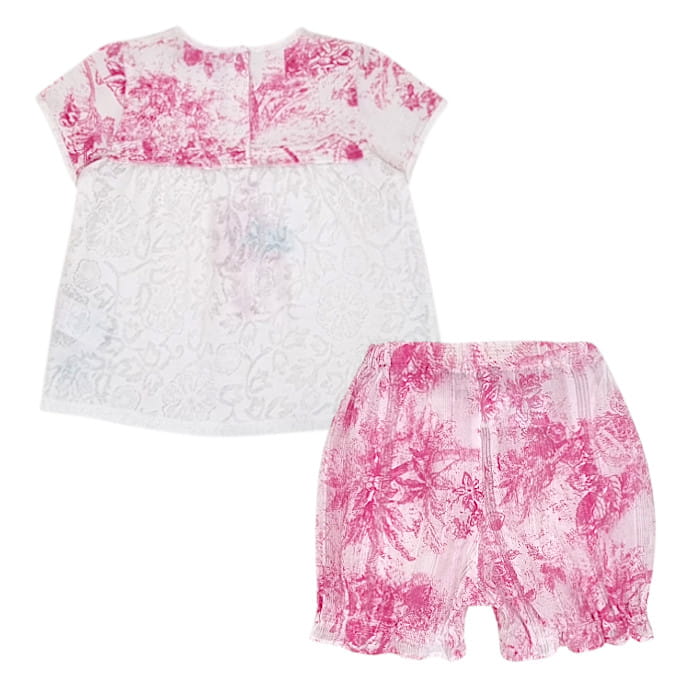 Ensemble rose Christian Lacroix bébé fille 18 mois