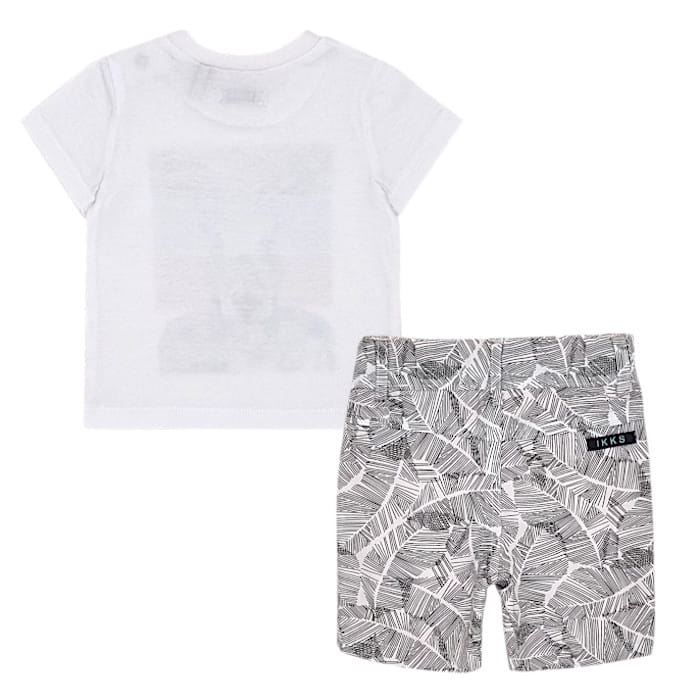 Ensemble blanc IKKS bébé garçon 3 mois