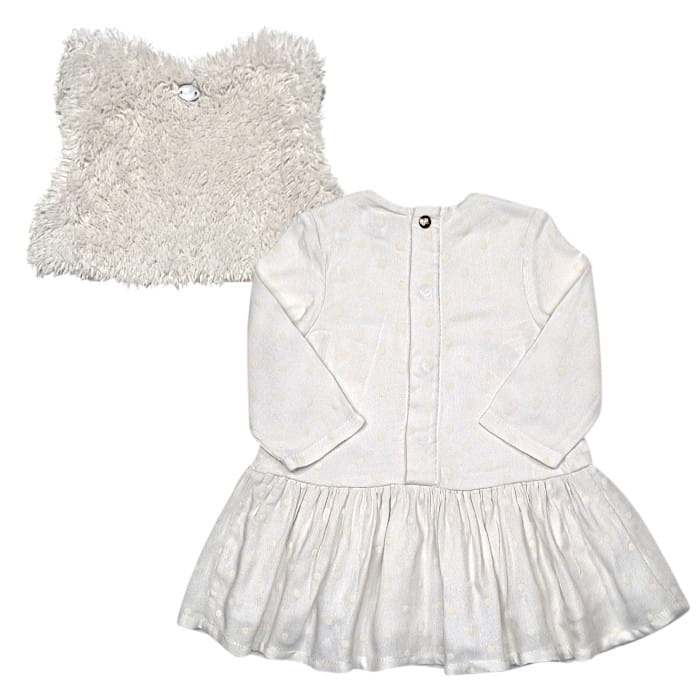 Ensemble écru IKKS bébé fille 3 mois