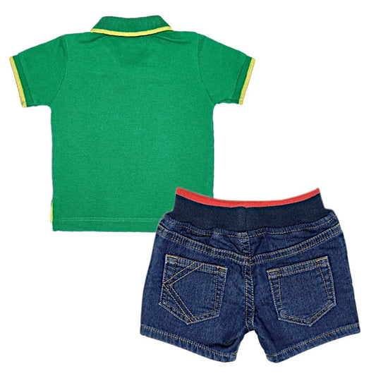 Ensemble vert Kenzo bébé garçon 3 mois