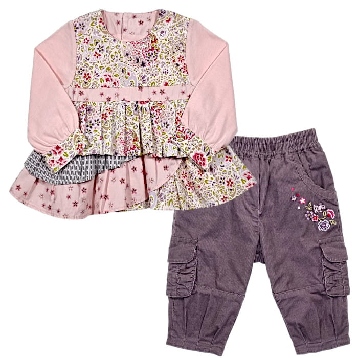 Ensemble Kenzo bébé fille 6 mois multicolore - Vêtement de luxe seconde main