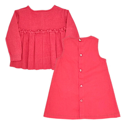 Ensemble corail Tartine et Chocolat bébé fille 12 mois
