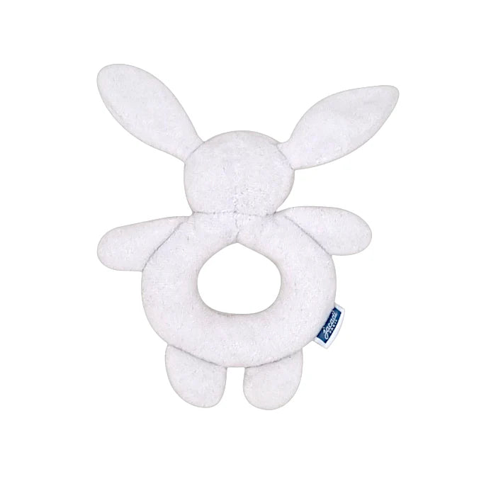 Hochet bébé mixte Jacadi taille unique, blanc, avec de longues oreilles