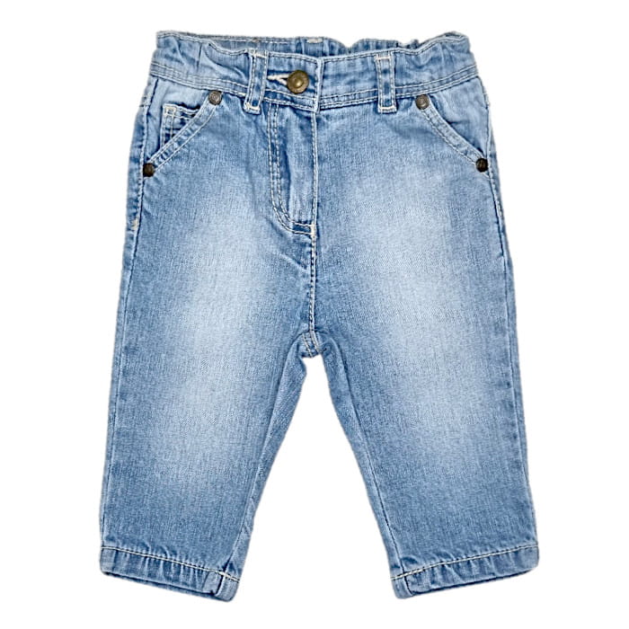 Jean Burberry bébé 6 mois bleu délavé - Vêtement luxe de seconde main