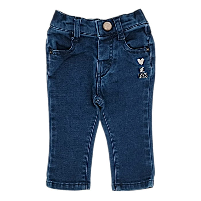 Jean IKKS bébé fille 3 mois bleu foncé seconde main