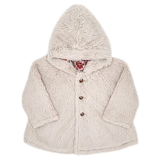 Manteau rose réversible, Kenzo, 6 mois, vue de face, vêtement bébé marque de luxe fille