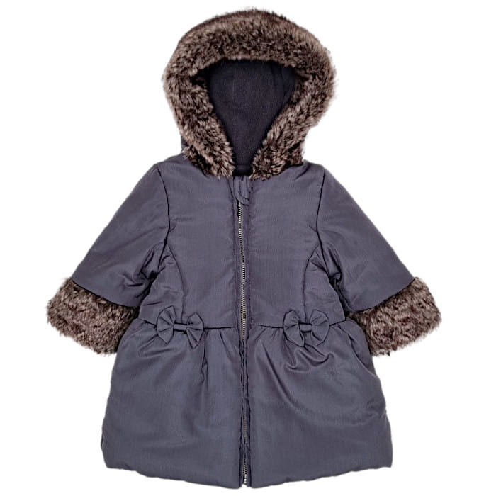 Manteau à nœuds mois Lili Gaufrette bébé fille d'occasion Chou