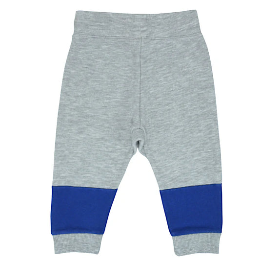 Pantalon de jogging bébé garçon Kenzo 12 mois, gris, bandes bleues sur les jambes