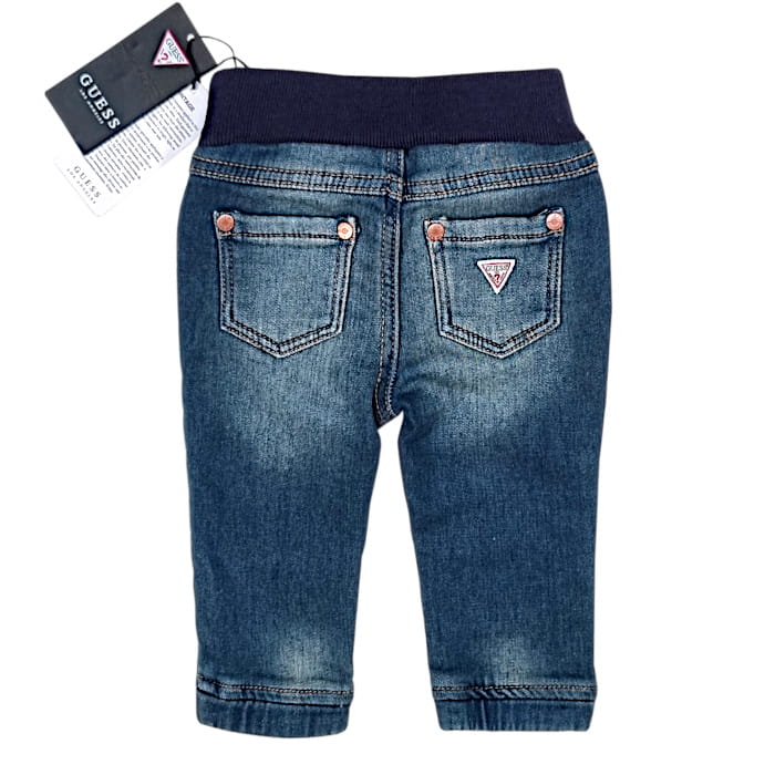 Pantalon bleu Guess bébé garçon 3-6 mois