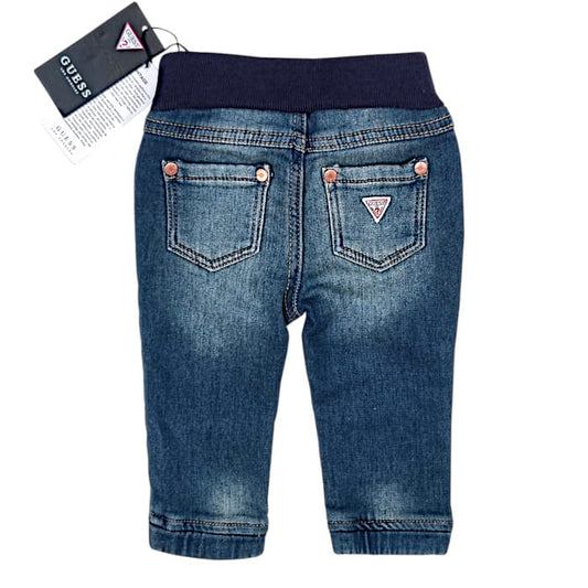 Pantalon bleu Guess bébé garçon 3-6 mois