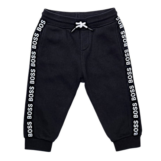 Pantalon de jogging bébé garçon noir, taille 18 mois, marque Hugo Boss - seconde main haut de gamme