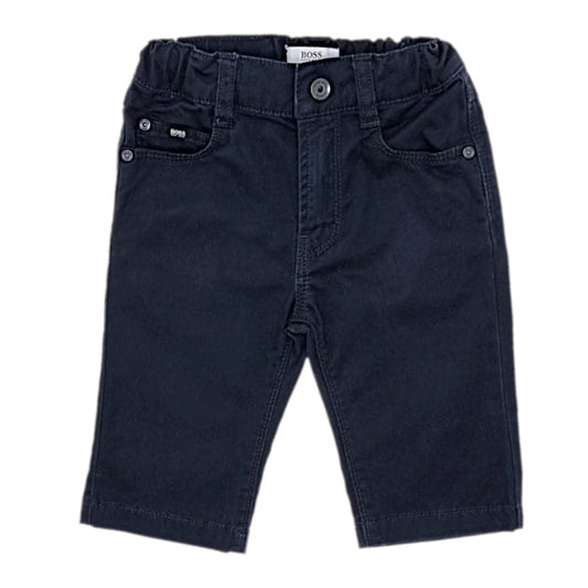 Pantalon bébé garçon bleu marine, taille 6 mois, marque Hugo Boss - seconde main haut de gamme