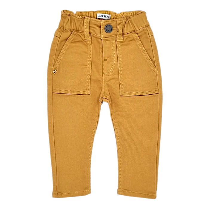 Pantalon bébé garçon IKKS moutarde 6 mois, vêtement tendance en seconde main