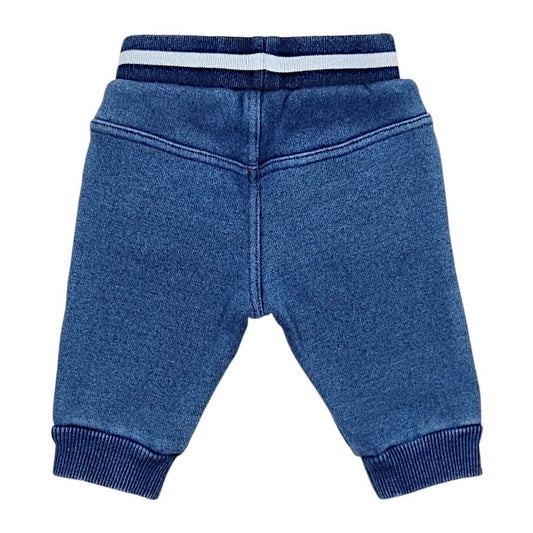 Pantalon de jogging bébé garçon en molleton - Bleu